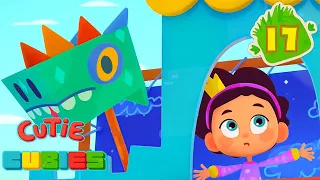 Cutie Cubies 🎲 Episode 17 🎭 Theater 🎨 Episodes collection - Moolt Kids Toons