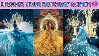 Choose Your Birthday Month & See Your Dream Sparkle Fairy Gowns🎂🎁👗!! | Prom Ball Gowns Challenge🎁 |