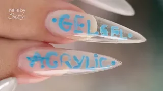 Gel vs Acrylic Clarity