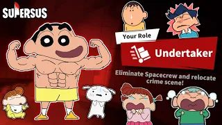 Shinchan became undertaker in super sus 😱🔥 | shinchan and his friends playing among us 3d 😂 | funny