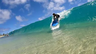 Sandy Beach Glass Slow Motion Clean Conditions GoPro Hero 10