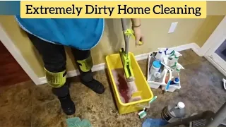 😰😱😨🔴 Limpieza Extrema de una Casa Muy Sucia Limpieza de Casas en Estados Unidos