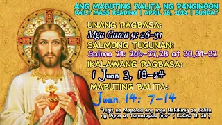 FSMJ | APRIL 28, 2024 | DAILY MASS READING | ANG MABUTING BALITA NG PANGINOON | ANG SALITA NG DIYOS