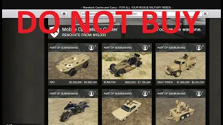 GTA V Top 5 WORST Warstock Vehicles DO NOT BUY GTA V ONLINE