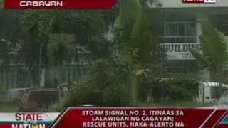 SONA: Storm signal no. 2, itinaas sa lalawigan ng Cagayan