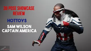 30 Pose Figure Review of the Hottoys Sam Wilson Captain America