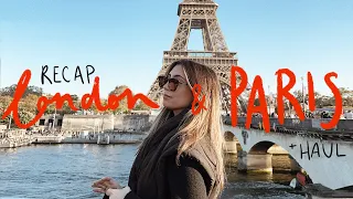 EUROPE VLOG! London & PARIS Recap! + LUXURY Shopping Haul!