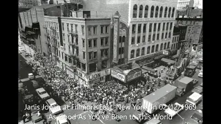 Janis Joplin - As Good As You've Been to This World (Live) at Fillmore East, NY on 02/12/1969