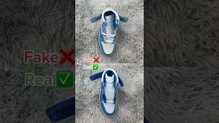 Real Vs Fake University Blue Off-White Jordan 1 #sneakerhead #sneakers #viral