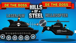 Hills Of Steel - BE THE BOSS Laserjaw VS Hellacopter Walkthrough