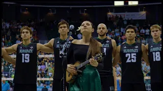 "Star Spangled Banner" + "Hawai'i Pono'i" for Men's Volleyball Game: University of Hawaii vs. UCLA