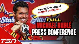 FULL VERSION OF MICHAEL BUBLE'S WILD NHL PRESS CONFERENCE