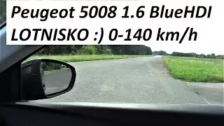 Peugeot 5008 1.6 BlueHDI Acceleration Test 0-100 km/h 0-140