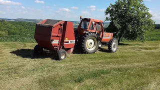 Bálázás Hesston5650 fiatagri,Fiat someca 880dt , sorozat 2-rèsz!!!!@Tanya