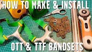 How To Make & Install OTT & TTF Bandsets - Slingshot / Catapult Elastic Fitting with Gamekeeper John