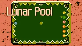 Lunar Pool (NES - Dendy - Famicom - 8 bit) - Lunar Ball Бильярд на Денди 60 уровней - No commentary