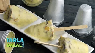 Kesar Pista Kulfi recipe, Saffron Indian Dessert by Tarla Dalal