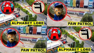 DROHNE überwacht ALPHABET LORE & CHASE aus PAW PATROL FILM um 3 UHR mittags!! | KAMBERG TV