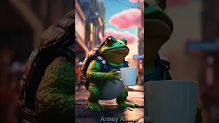 Frog injoy 🐸#frogmemes #frog #funny #shorts #fyp