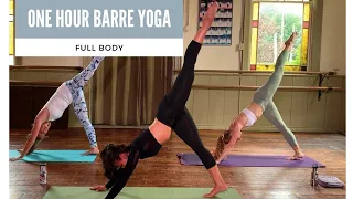 ONE HOUR BARRE YOGA:  At home No equipment