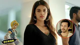 Akhil Akkineni Cries For Nidhhi Agerwal | Maanidan(Mr. Majnu) Tamil Movie Scenes