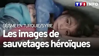 Séisme en Turquie/Syrie : des sauvetages héroïques