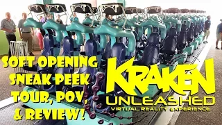Exclusive First Look: Kraken Unleashed Soft Opening Tour, Pov, Review, & More SeaWorld Orlando!!!