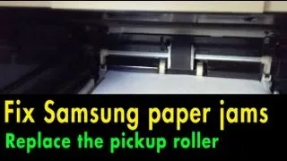 Replace a Printer Pickup Roller (Samsung ML2010, SCX4521, SFX4725 and others)