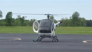 Schweizer 300CBi Engine Start-Up & Departure at Princeton Airport (39N)