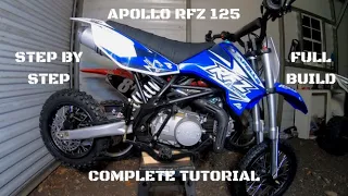 APOLLO 125  RFZ CHINESE DIRT BIKE | STEP BY STEP FULL ASSEMBLY