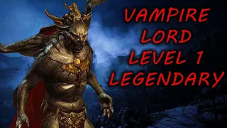How to Become a Vampire Lord at Level 1 on Legendary | Skyrim AE