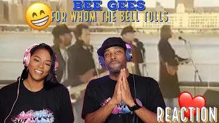 FIRST TIME HEARING BEE GEES "FOR WHOM THE BELL TOLLS" REACTION | Asia and BJ