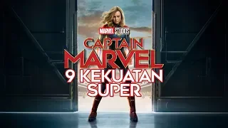 9 Kekuatan Super CAPTAIN MARVEL