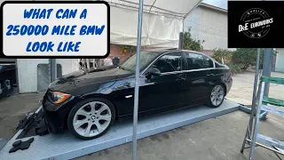 250000 mile BMW E90 330i. Can a high mileage BMW be in a good shape? TOUR OUTSIDE AND UNDERSIDE