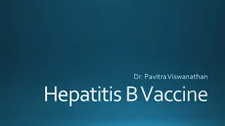 HEpatitis B Vaccination-MD/DCH/DNB Pediatrics