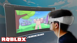 I Made a ROBLOX Game on APPLE VISION PRO!