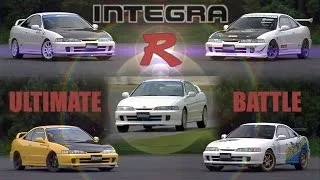 [ENG CC] Integra R Ultimate Battle - Spoon DC2's, J's DC2, BOSS DC2, EVO, GT-R, NSX Tsukuba 2001