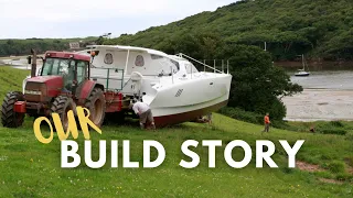 Boatbuilding From Scratch & Launching Our Sailing Catamaran - Ep02