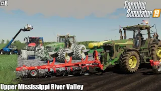 🇺🇸 Plowing finish, Spreading Lime🌫️, Planting Corn🌽│UMRV│FS 19│Timelapse 8