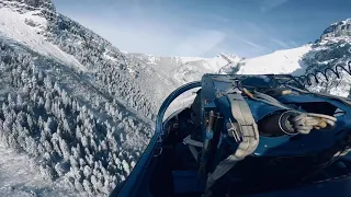 Winter low level flying