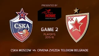 Highlights: CSKA Moscow-Crvena Zvezda Telekom Belgrade, Game-2