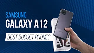 Samsung Galaxy A12 Unboxing & First Impressions - best budget smartphone under ₹15,000?