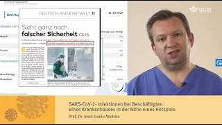 Expertengespräch COVID-19: Infektionen bei Beschäftigten einer Klinik | Prof. Dr. med. Guido Michels