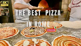 Rome Italy 4k - The Best Pizzeria in Rome That You Must Visit it - Pizza Wood Fire - October 2022