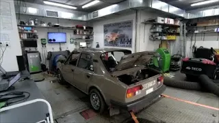 Montáž upraveného motoru fábia 1,4 do škody 120 + DYNO DAY