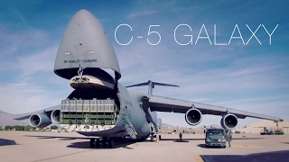 The Largest Plane In The Air Force – C-5 Galaxy Cargo Loading