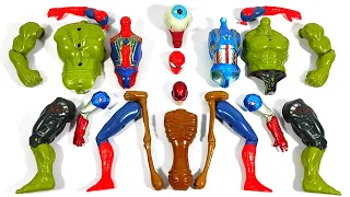 Avengers Toys Superhero, Assemble Spider-Man, Captain America, Hulk Smash Siren Head