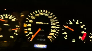 Mercedes-Benz w140 S500 6.0 AMG acceleration 0-160 km/h 13 sec