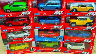 Car Models Welly nex collection Scale 1/43 from Dlan Cars unboxing welly cars