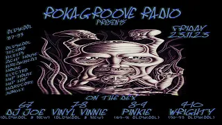 Pinkie   Rokagroove radio live (89 91 early rave,bleeps,breakbeat) 24-11-23 vinyl mix